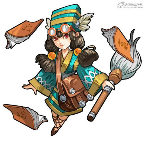 photoshop鼠绘悲切的别离插画