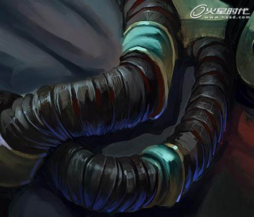 photoshop鼠绘悲切的别离插画