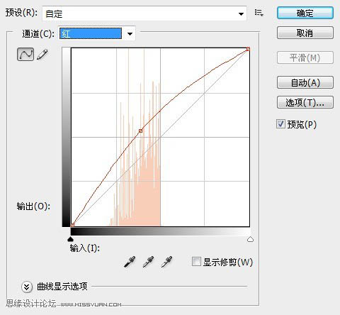 ps利用曲线调出偏暗风景图片鲜艳的绿紫色