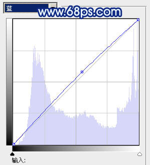Photoshop将树林婚片调成梦幻的纯蓝色