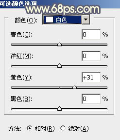 Photoshop调出草地人物图片柔美的淡暖色