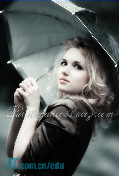 Photoshop将外景图片调成梦幻的青红中性色