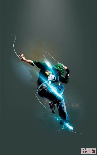 Photoshop制作绚丽的潮流舞者