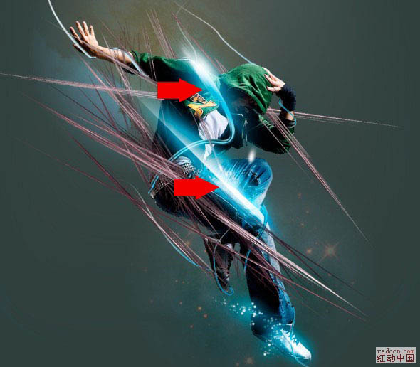 Photoshop制作绚丽的潮流舞者