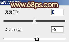Photoshop将外景婚片调成淡淡的黄绿蜜糖色