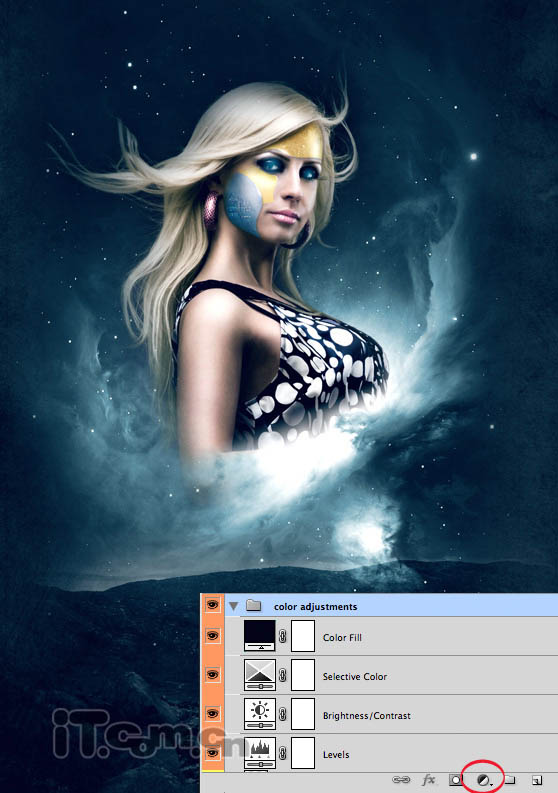 photoshop合成科幻的机器人海报