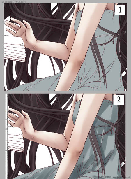 photoshop鼠绘纯洁的天堂圣女