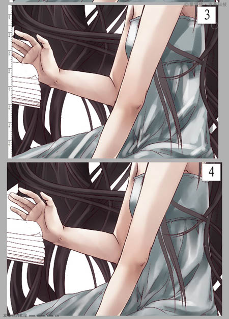 photoshop鼠绘纯洁的天堂圣女