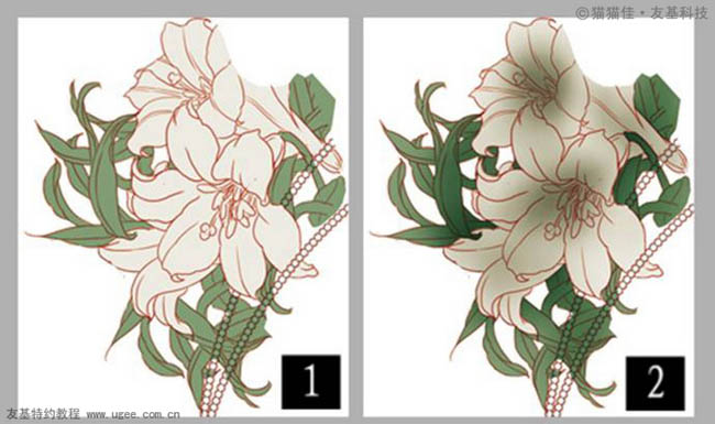 photoshop鼠绘纯洁的天堂圣女