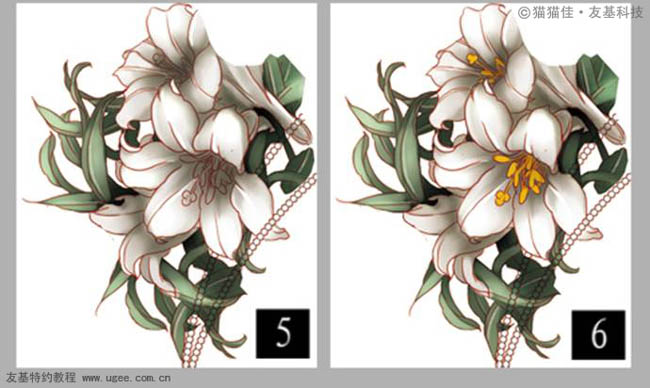 photoshop鼠绘纯洁的天堂圣女