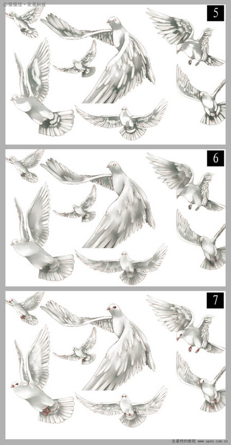 photoshop鼠绘纯洁的天堂圣女