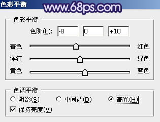 Photoshop将室内美女图片调成经典淡蓝色