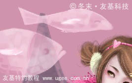 photoshop鼠绘可爱的围红围巾的小女孩