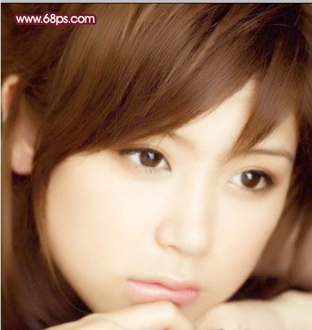 photoshop超详细美女图片转为淡紫色仿手绘效果