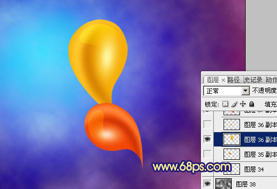 photoshop利用水滴制作华丽的花纹图案