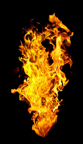 photoshop 合成超酷的火焰扑克牌