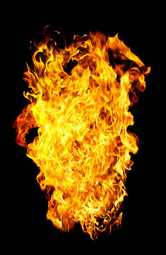 photoshop 合成超酷的火焰扑克牌