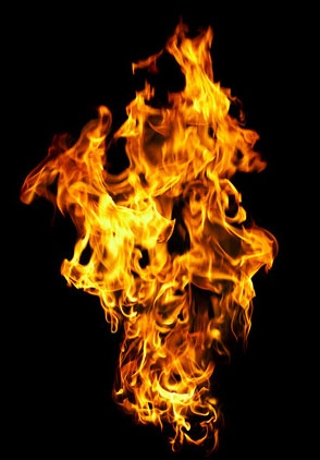 photoshop 合成超酷的火焰扑克牌