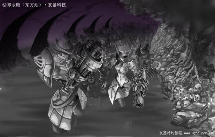 PS将鼠绘出超酷的宇宙星球战队