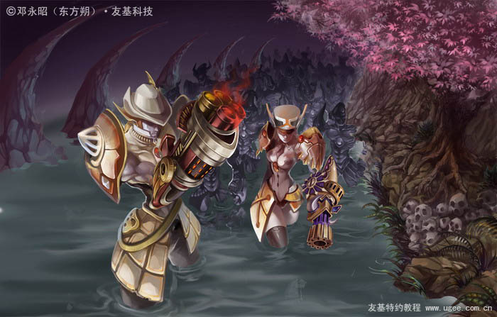 PS将鼠绘出超酷的宇宙星球战队