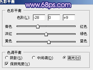 Photoshop将楼梯婚片调制出艳丽的蓝紫色