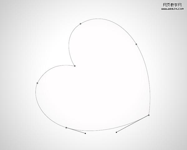 Photoshop将用心形工具绘制出粉红色的心形图案效果