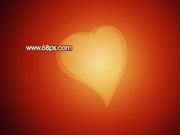 Photoshop将制作出非常有层次感的水晶心形效果