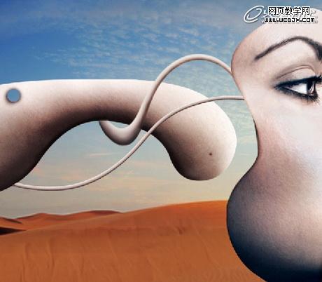 Photoshop将图片合成制作出超现实的抽象艺术效果教程