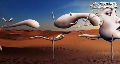 Photoshop将图片合成制作出超现实的抽象艺术效果教程
