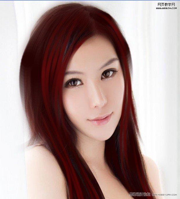 Photoshop将把美女照片制作出的漂亮转手绘教程