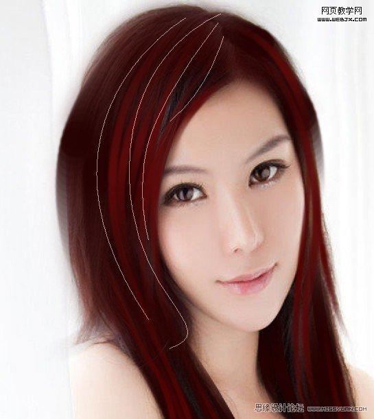 Photoshop将把美女照片制作出的漂亮转手绘教程