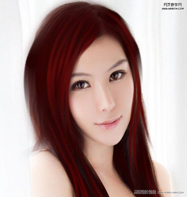 Photoshop将把美女照片制作出的漂亮转手绘教程