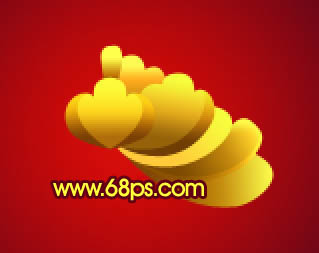 Photoshop将制作出漂亮的金色牡丹效果