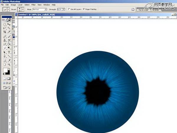 Photoshop将绘制出逼真的眼球效果的鼠绘实例教程