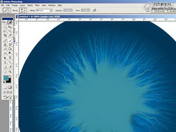 Photoshop将绘制出逼真的眼球效果的鼠绘实例教程