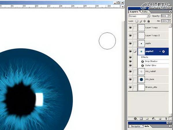 Photoshop将绘制出逼真的眼球效果的鼠绘实例教程