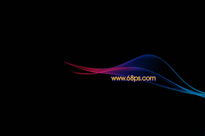 Photoshop将制作出非常柔细如轻般烟的彩色光束