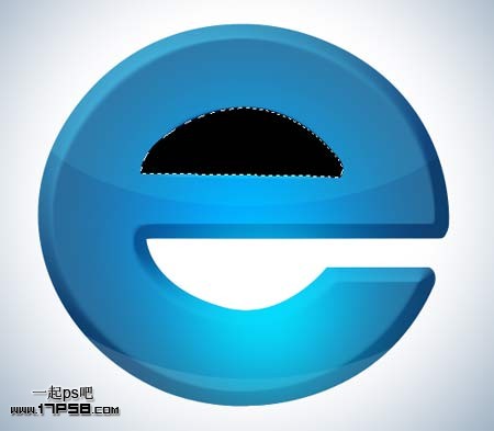 用photoshop将打造出3D立体质感IE图标效果