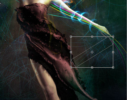 PS将合成绚丽的潮流美女彩色插画