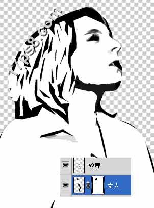 photoshop将女生图片打造出卡通漫画小说效果