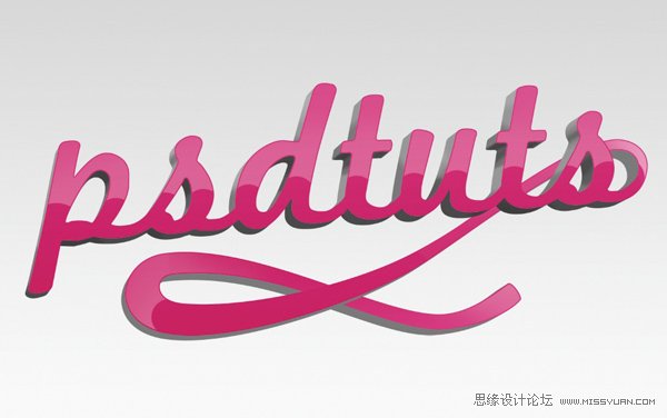 AI与PS结合制作出漂亮的彩色连写立体字效果