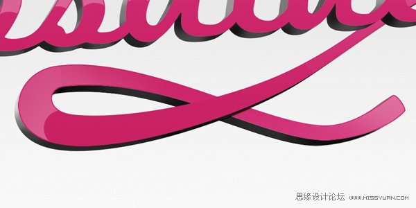 AI与PS结合制作出漂亮的彩色连写立体字效果