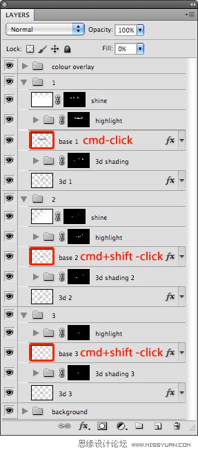 AI与PS结合制作出漂亮的彩色连写立体字效果