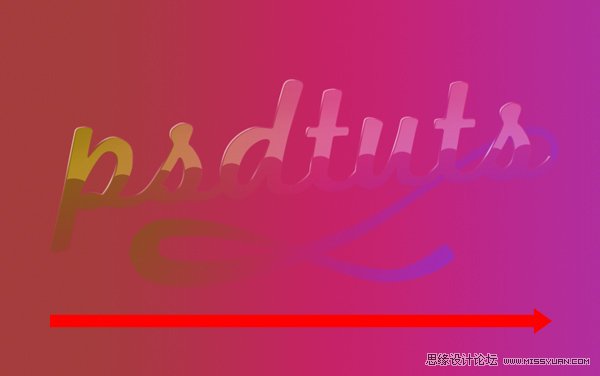 AI与PS结合制作出漂亮的彩色连写立体字效果