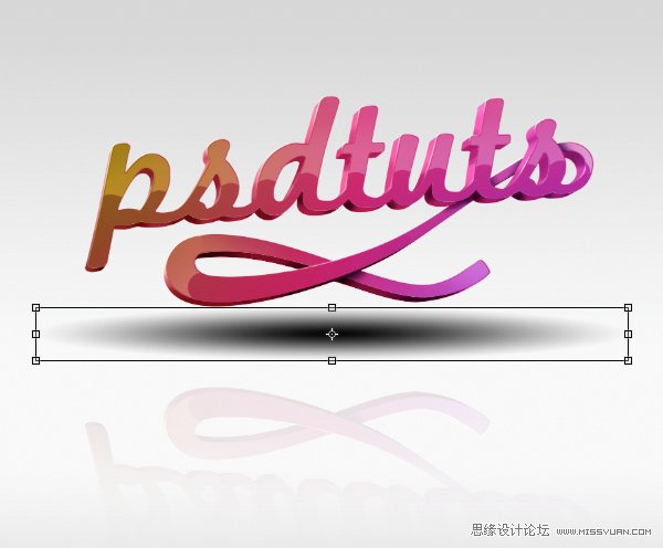 AI与PS结合制作出漂亮的彩色连写立体字效果