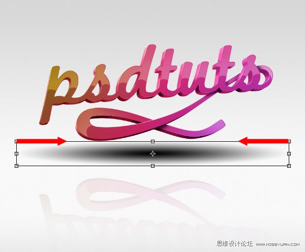 AI与PS结合制作出漂亮的彩色连写立体字效果