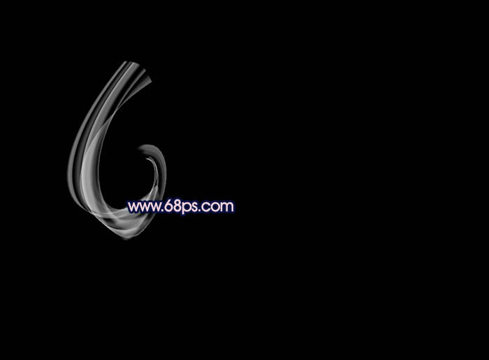 Photoshop将制作出彩色轻烟般的漂亮光束连写字效果