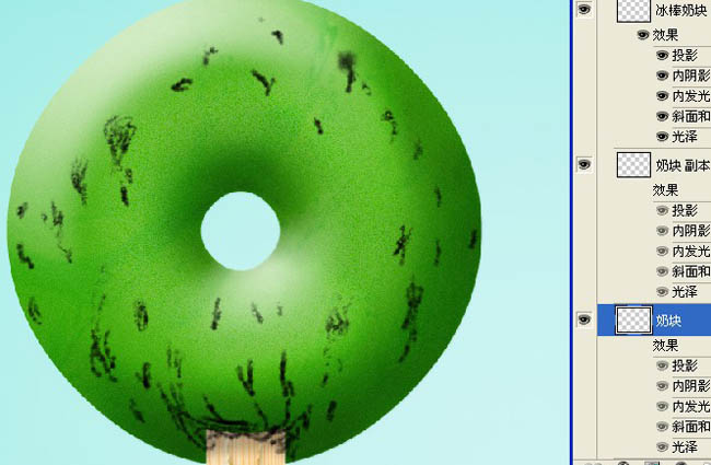 Photoshop将制作出彩色甜美的糖果文字效果