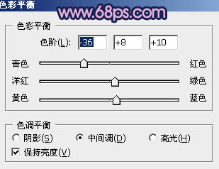 Photoshop将铁轨婚片调制成暗调青蓝色效果