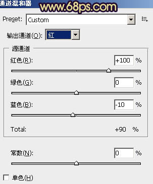 Photoshop将山野人物图片调成橙黄的秋季色